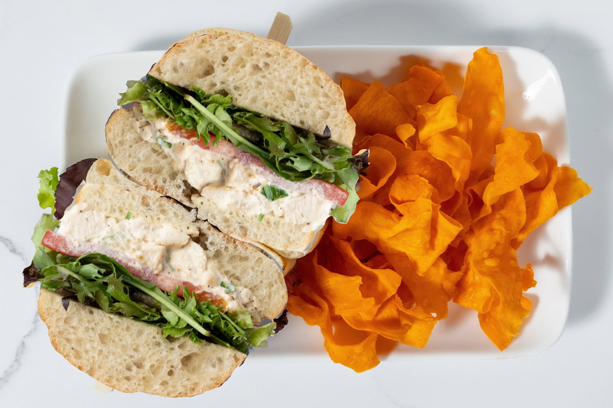 Lemon Pepper Chicken Salad Sandwich